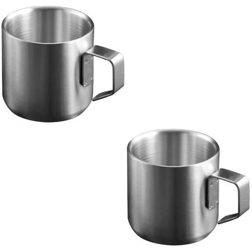2pcs metal cereal cup - metal,