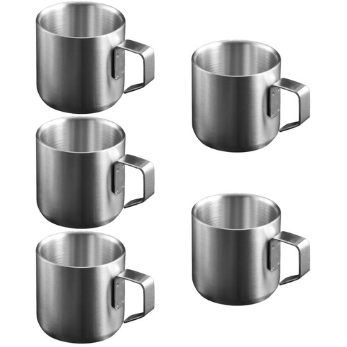 5pcs metal cereal cup - 5pcs,