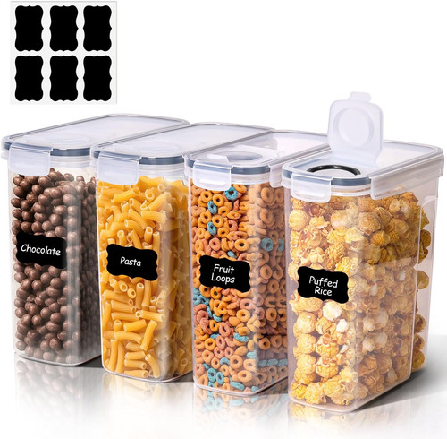 Plastic cereal storage - cereal,