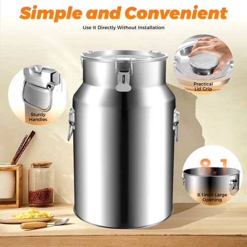 18l stainless steel milk wine - 18l,