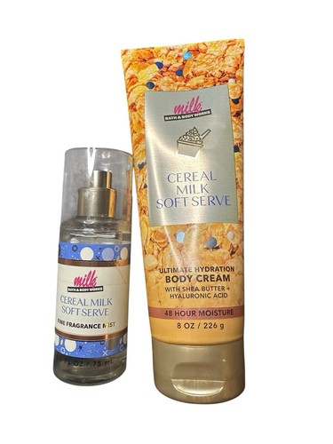 Bath body works cereal - body, milk