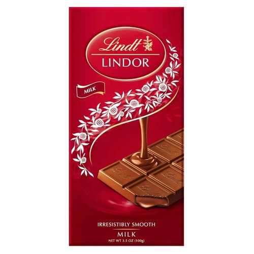 Lindt milk chocolate bar - lindt,