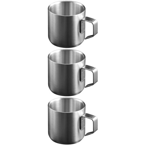 3pcs metal cereal cup - metal,