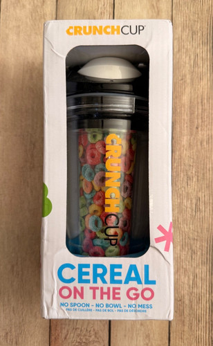Crunchcup portable cereal - crunchcup,