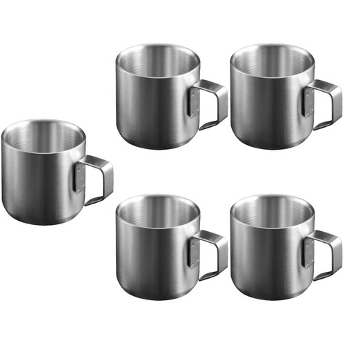 5pcs metal cereal - cup,