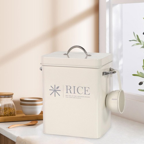 Metal rice storage container - storage,