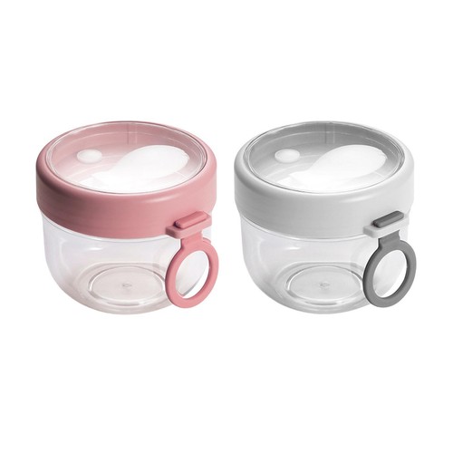 Overnight oats container - overnight, milk