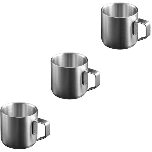 3pcs metal cereal cup - metal,
