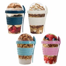 Yogurt Cup with Lid & Spoon