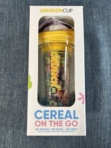 New crunchcup portable cereal - portable,