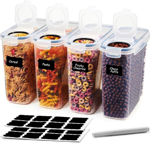 Airtight cereal containers - cereal,