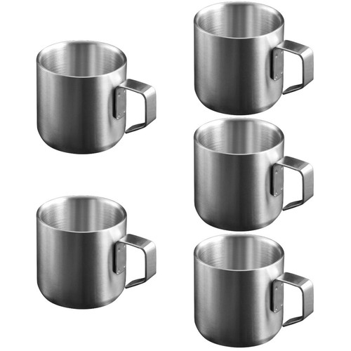 5pcs metal cereal cup - 5pcs,