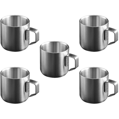 5pcs metal cereal - 5pcs, cup